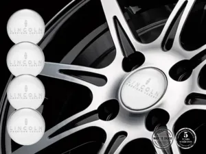 Lincoln Logo Autocollants Roues Édition Époxy de Qualité